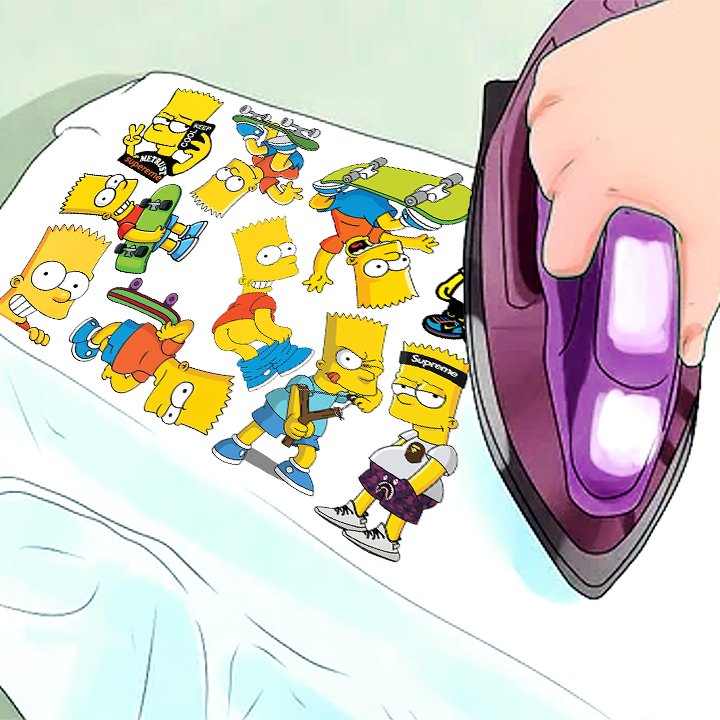 IRON ON Patches 002 Assorted Designs in A4 Sheet