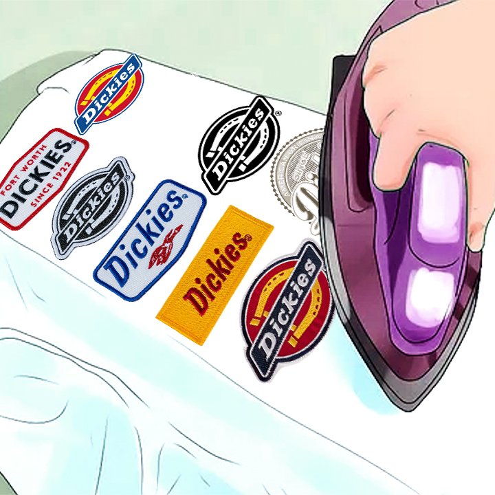 IRON ON Patches 007 Assorted Designs in A4 Sheet