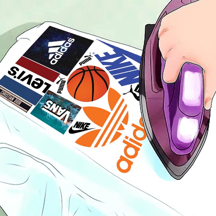 IRON ON Patches 013 Assorted Designs in A4 Sheet